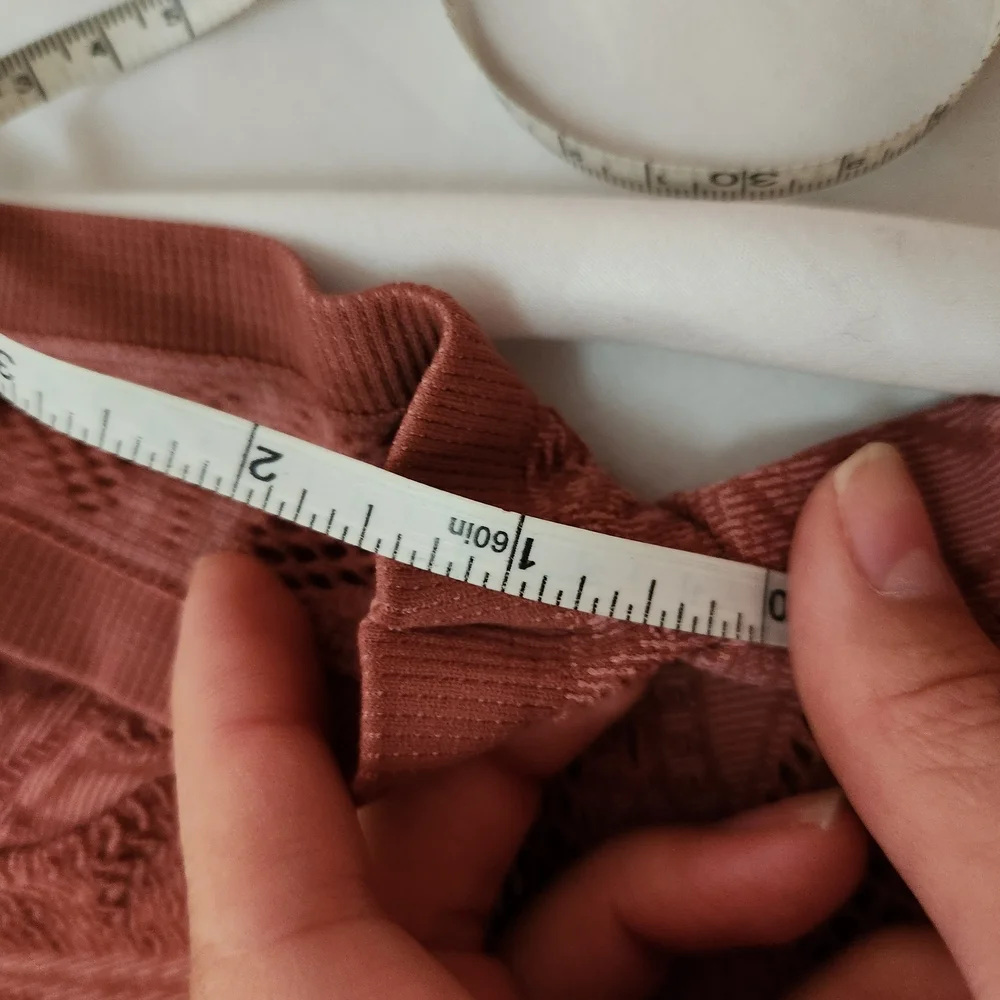 Free People Mauve Crop Top - Picture 7 of 8